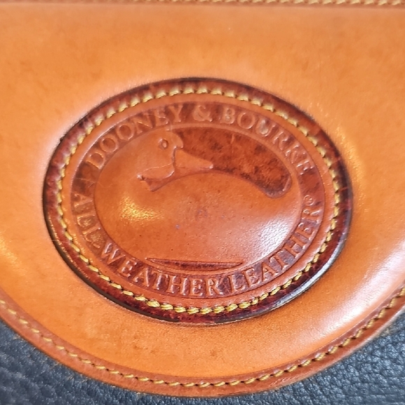 Dooney and Bourke Vintage Striking Night Sky Dark Blue Satchel Shoulder Bag - Picture 3 of 16